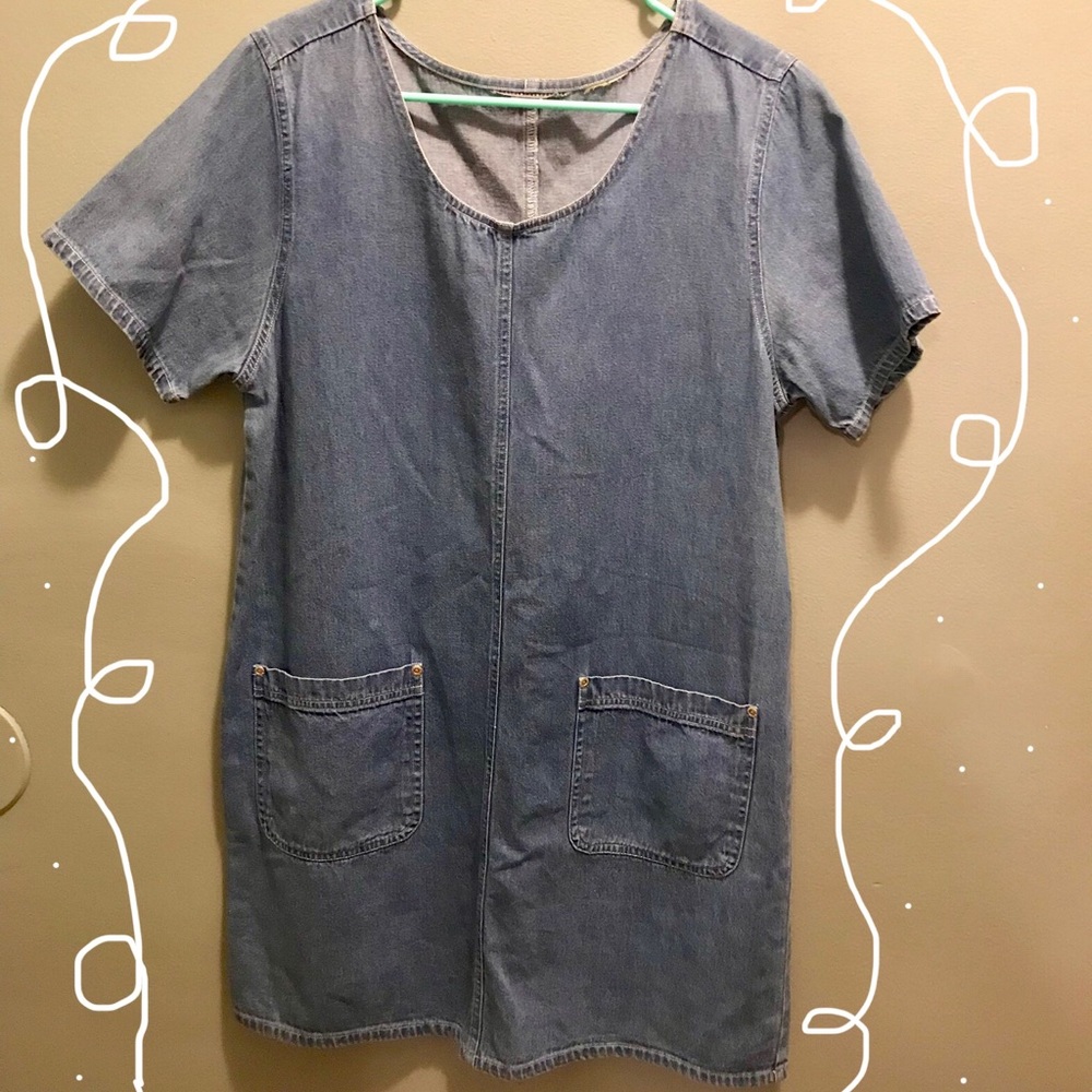 Vintage soft denim dress